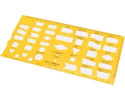 Multifunctionele tekenmal voor architectuur, ontwerp en interieur, duurzaam en ideaal voor educatie