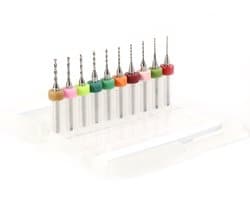 Tungsten Carbide Microbits voor PCB-printen, 0.6mm tot 1.5mm, 10 stuks, precisie gereedschap voor elektronica