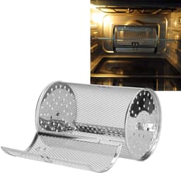 Allecto - - Air Fryer Pan Basket - 360 Swivel Fryer - Bakgereedschap - 12x12x18cm - Keuken Accessoires - Geschikt voor Airfryer - Stijlvol Design — thumbnail 2