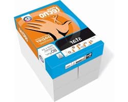 Multifunctioneel Papier - Kantoor Papier - Printen en Kopiëren - Houtvrij - A4 2500 vellen - Wit