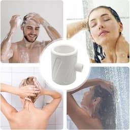 Handheld Showerheads - Coarse Hole Universal Massager for Men | Adjustable Bathroom Shower Head with Ergonomic Grip, Ideal for Apartment, Home, RV, Camper, Marine, Gym, Hotel, and Spa Use — thumbnail 3
