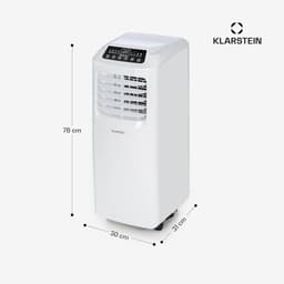 Mobiele Airco - Ventilator Ontvochtiger - Ruimte Koelen - Energieklasse A - 7000 BTU - Wit — thumbnail 3