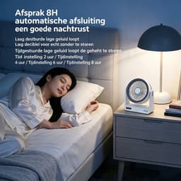 KZQ Zilveren Kleine Usb Powered Desktop Ventilator - Herlaadbaar Met Vier Windsnelheden Tot 15 Uur Batterijduur Krachtige Luchtstroom Ultrastil Voor Kantoor Kamer En Reis - Zilver — thumbnail 3