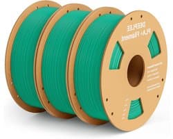 PLA+ Filament - 3D Print Garen - 3D Modellen Printen - Verhoogde Taaiheid - 3 kg - Zeegroen