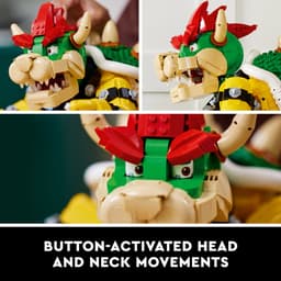 LEGO Super Mario De machtige Bowser, Bouwbaar 3D Model, Verzamelitem & Cadeau Idee - 71411 — thumbnail 24