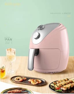 Hetelucht friteuse - Olievrije friteuse - Gezond koken - Snelle luchttechnologie - 3.5 liter - Groen — thumbnail 3