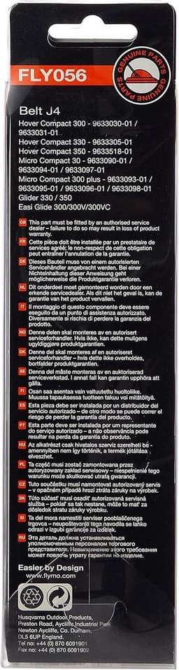 Aandrijfriem Grasmaaier - Reserveonderdeel Grasmaaier - Grasmaaier Onderhoud - Originele V-riem - Standaard - Zwart — thumbnail 3