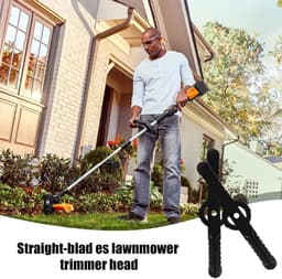Grasmaaier Snijkop - Rechte lijn kop - Efficiënt gazononderhoud - Zware uitvoering - 100 stuks - Zwart — thumbnail 5