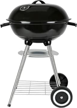 BBQ - Bol - Groot - ø44 x 70 cm - Staal - incl wielen — thumbnail 2