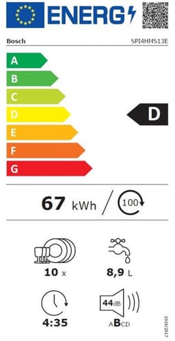 Bosch Serie 4 SPI4HMS13E - Inbouwvaatwasser - Homeconnect - Silence Plus - Intensivezone — thumbnail 18