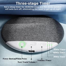 Pillow Speaker, 2026 Nieuwe Bluetooth Kussenluidspreker, Mini Botgeleiding Slaaphulp Met Stereo Bas En Witte Ruis, Ultra-Dunne Stereo Bas, Voor Volwassen Gespecialiseerde Slaapoordopjes, Roze — thumbnail 3