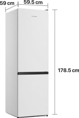 Heinner HCNF-HS292E++ Koel-vriescombinatie 292 L – Full No Frost – Multi-Airflow – Elektronische Bediening – LED-display – Holiday-functie – Wit – 5 Jaar Garantie — thumbnail 4
