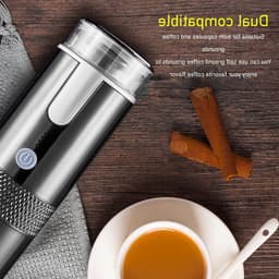 Draagbare Elektrische Espressomaker - Mini Handmatige Koffiemaker met Oplaadbare 1200mAh Batterij voor Reizen en Kamperen — thumbnail 5