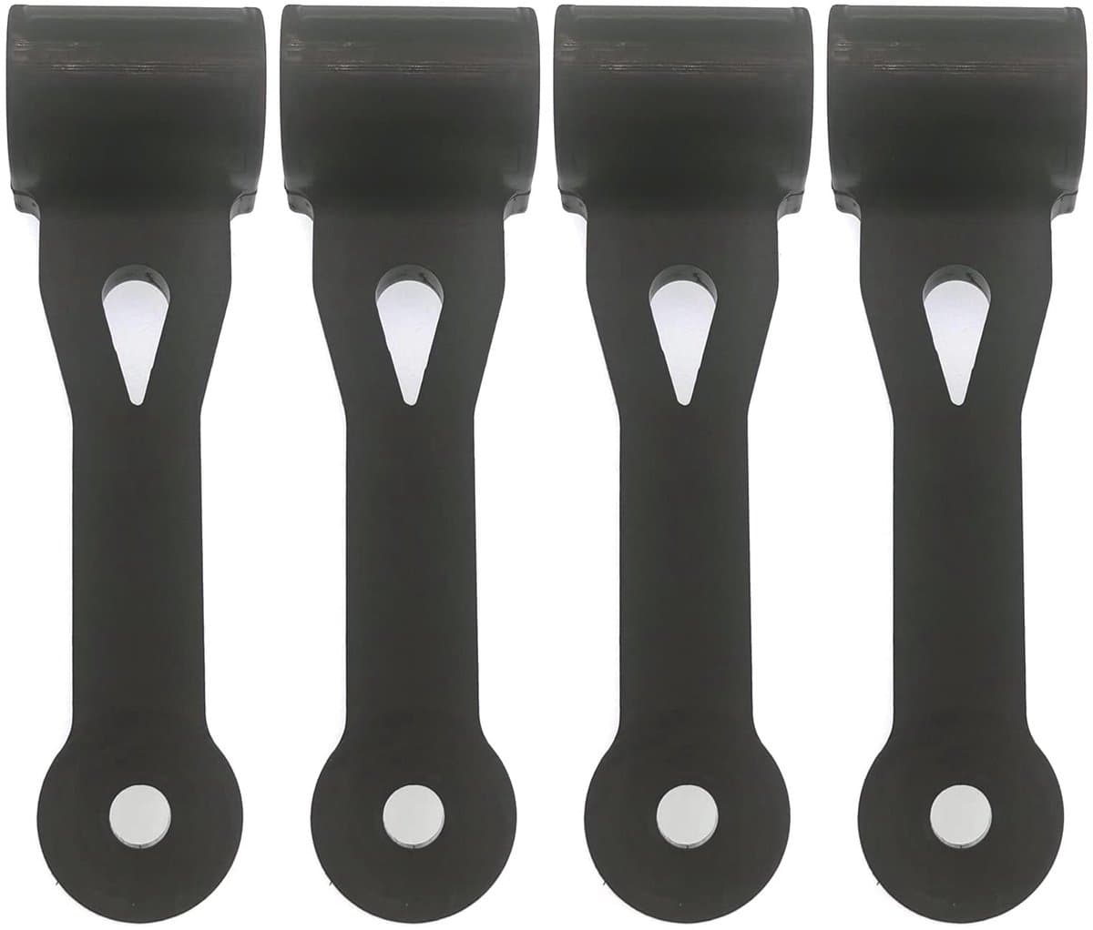 Dailygoods- Baggerklink 4 Stuks - Vervangt 109808X/100225L - Geschikt voor Husqvarna/AYP/Craftsman - Montage voor Grasmaaiers - Hoogwaardige kwaliteit - Eenvoudige installatie - Grasmaaieronderdeel — afbeelding 1