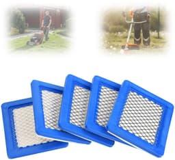 Dailygoods- Luchtfilter Vervanging PT15853 - 5 Stuks - Slijtvast - Hoogwaardige Papieren Filter - Metalen Gaasbescherming - Eenvoudige Installatie - Grasmaaierfilter — thumbnail 1