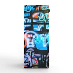NUNKI MEDIUM-AGRA / Dubbel-Deurs Koelkast, E Klasse, 206l, Graffiti, Satin (ALL sides) — thumbnail 1
