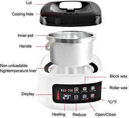 Wasmachine 500 ml Professioneel - Hoogtepunten: Automatische Temperatuurcontrole, Draagbaar Ontwerp — thumbnail 6