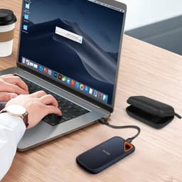 Draagbare harde schijf hoes voor 2.5 inch HDD/SSD, beschermende opslag tas voor 500GB, 1TB en 2TB schijven - Zwart — thumbnail 5