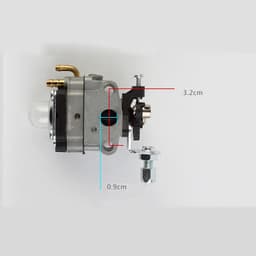 Dailygoody - Grasmaaier carburateur - Vervangende onderdelen - Hoogwaardige kwaliteit - 9 mm - Geschikt voor Honda GX31 - Duurzaam en efficiënt — thumbnail 2