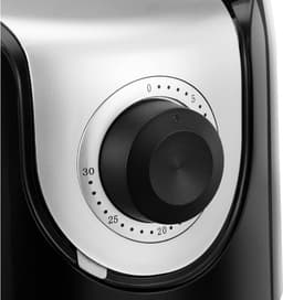MIRA® Mini airfryer - Airfryer - Airfryer klein - Zwart - 27cm x 20cm x 32cm — thumbnail 5