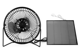 Mini Solar Fan - Zonnepaneel Ventilator - Draagbaar en Lichtgewicht - Koeling voor Binnen en Buiten - Geschikt voor Camping en Tuin — thumbnail 1