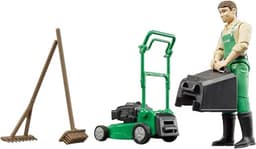 QIN® Grasmaaier Speelgoed - Kruiwagen Speelgoed - Grasmaaier Kinderen - Groen- 16cm x 19cm x 5cm — thumbnail 2