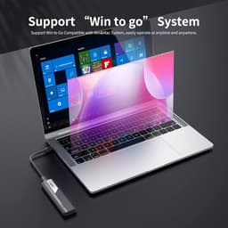 Draagbare SSD - Externe Opslag - Bestanden Opslaan - Hoge Snelheid - 2 TB - Zwart — thumbnail 5
