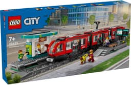 Lego City 60423 Stadstram En Station Bouwstenen — thumbnail 1