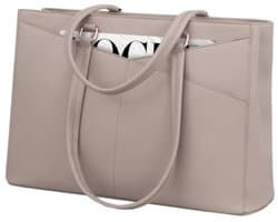 Elegante laptoptas voor dames - Waterbestendige schoudertas met ruimte voor 15,6 inch laptop