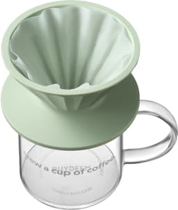 BUYDEEM CD1024 - Filterset voor Koffie - Cozy Greenish - Roestvrijstalen Filter - Siliconen Bescherming — thumbnail 2