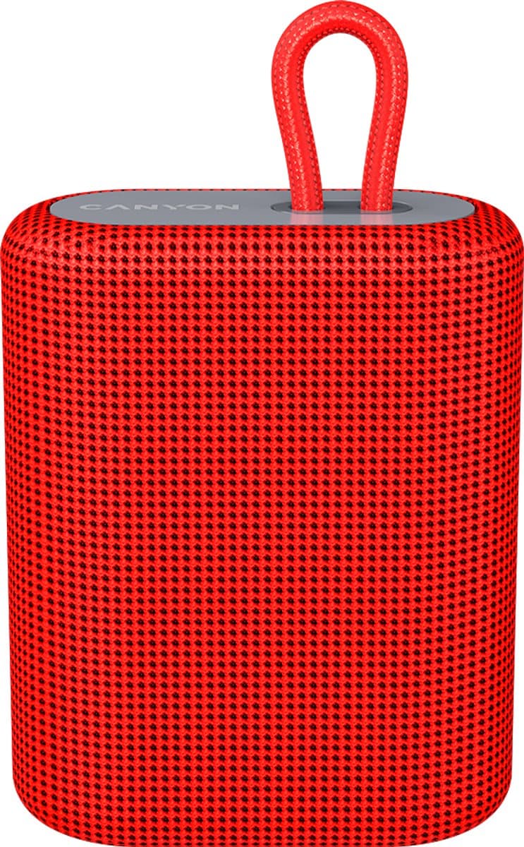 Canyon BSP-4 Serie - Draagbare Bluetooth Speaker - 5W - FM Radio - Rood — afbeelding 1