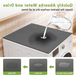 Universele Wasmachine Pad 60 x 60 cm - Zachte Bescherming voor Wasmachine en Droger, Snijbaar en Duurzaam — thumbnail 4