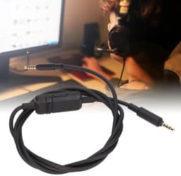 Store_8 - Headsetkabel - Vervangend koptelefoonsnoer - Zwart - 3,5 mm aansluiting - Geschikt voor Beyerdynamic 300 2e generatie - 1,3 m — thumbnail 2