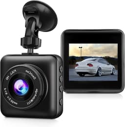 Dash Cam Voorkant - Auto Rijcamera - Rijomstandigheden Registreren - 170 Graden Groothoek - 2 Inch Scherm - Zwart — thumbnail 1