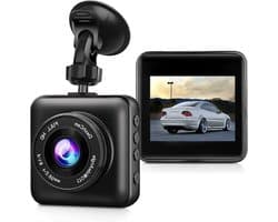 Dash Cam Voorkant - Auto Rijcamera - Rijomstandigheden Registreren - 170 Graden Groothoek - 2 Inch Scherm - Zwart