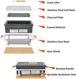 Tools4grill Hibachi tafelGrill — thumbnail 2
