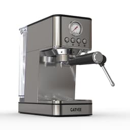 Compacte Pistonmachine met Melkopschuimer - Espressomachine RVS - 20 Bar - 1.7 Liter Wassertank - Snelverwarmend (Thermoblock) — thumbnail 1
