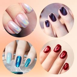 Set van 7 Cat Eye Nail Magnet Tools, Hartvormige Cat Eye Gel Nagellak Magneet 3-in-1 Professionele Manicureset met Y-vormige Gids Sticks voor Thuis DIY Salon Studio — thumbnail 5