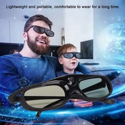 Allecto - 3D-bril - Link - Actieve Shutter - Oplaadbaar - Voor 3D-projectoren - Lichtgewicht en comfortabel - Geschikt voor Optoma en BenQ — thumbnail 2