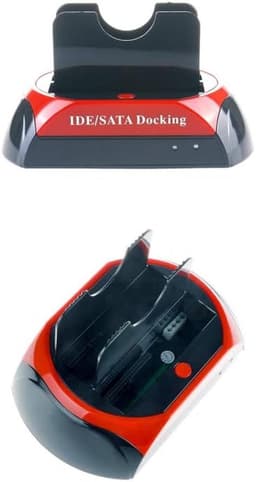 Harde Schijf Docking Station - Externe Lezer - Data Overzetten - Dubbele Interface - 2.5/3.5 Inch - Zwart — thumbnail 2