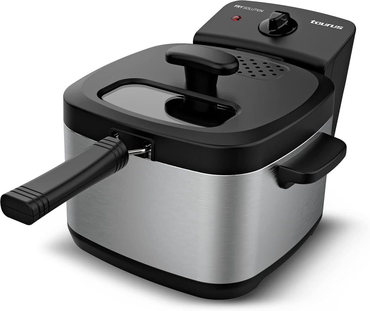 Compacte Friteuse 1,5 L, 2000 W, Temperatuurregeling 150-190°C, Met Deksel — afbeelding 1