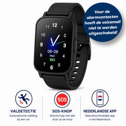 WatchSafer Active - GPS Horloge Senior - Smartwatch voor Ouderen - Persoonlijke alarmen - alarm horloge ouderen - GPS Horloge Alzheimer - Valdetectie — thumbnail 1