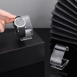 2 Stuks Horloge Stand, Transparante Horloge Houder voor Armbanden, Acryl Horloge Display Rack, Duidelijke Organiser voor Mannen en Vaderdag Decoratie — thumbnail 3