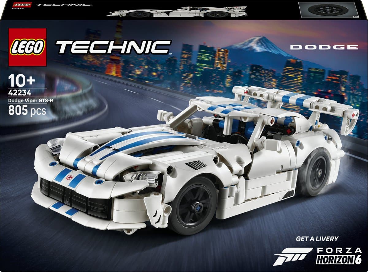 LEGO Technic Dodge Viper GTS-R Sportauto Auto Speelgoed voor Kinderen 42234 — afbeelding 1