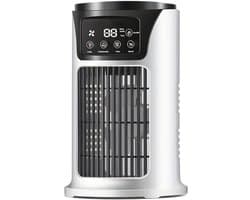 Airco - Airconditioning - Mobiele airco - Mini airco - Mini airconditioning - LED Light - Quiet 6 - Speed Desk Cooler for Home Office