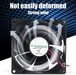 Dailygoody - Koelventilator - 24 V ventilator - Ultra Low Mute - 9 cm formaat - Betrouwbare koeling - Geschikt voor frequentieomvormer en lasapparaat — thumbnail 3