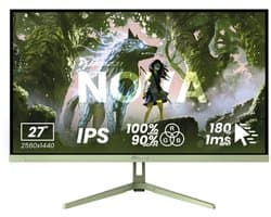 Arozzi Nova 27" Gaming Monitor - QHD IPS - 180Hz - Bosgroen