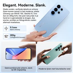 Blackview WAVE 10C Smartphone - Telefoon Dubbele Sim 4G - 6,88" HD+ IPS - 16GB(4+12) RAM - 32GB ROM - 5000 mAh - Android 16 - GPS - Oranje — thumbnail 2