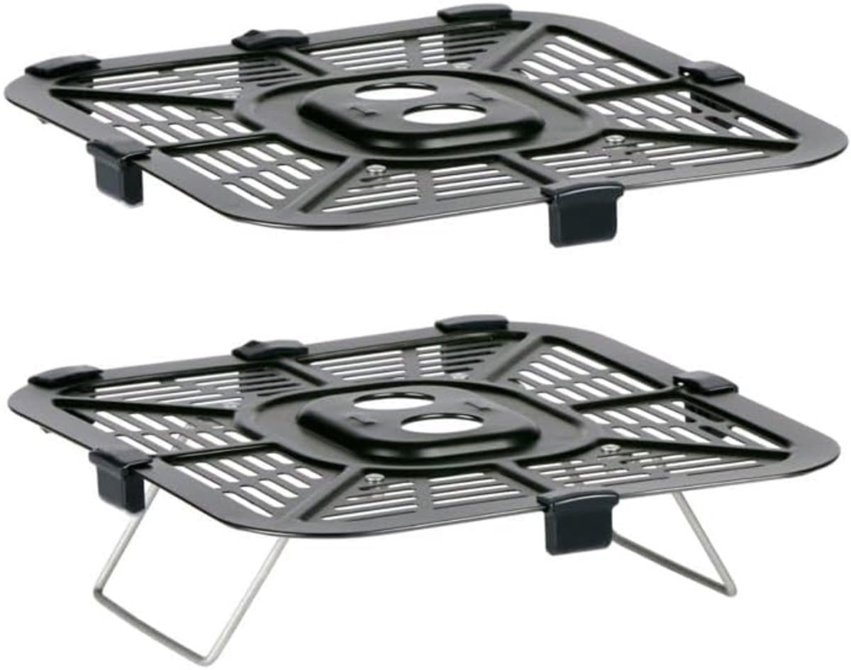 Dubbele Heteluchtfriteuse - Duo Oven - Gezond Koken - XXL Capaciteit 11L - 8 Personen - Zwart — afbeelding 1