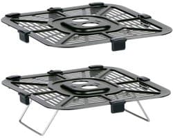 Dubbele Heteluchtfriteuse - Duo Oven - Gezond Koken - XXL Capaciteit 11L - 8 Personen - Zwart